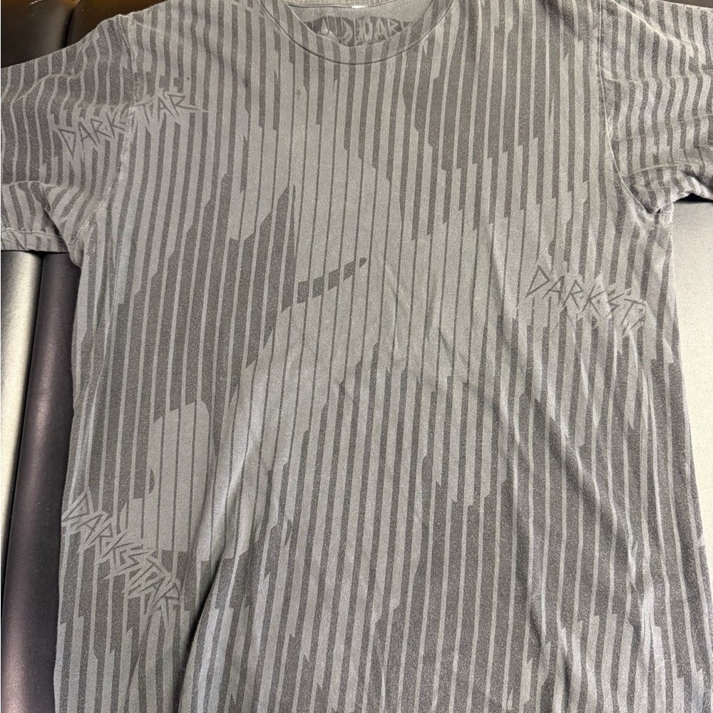 Gray Striped Men's Tee